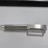 Descascador de Frutas de Aço Inoxidável para Abacaxi, Manga e Batata, com Cabo de Aço para Uso na Cozinha Doméstica, Multifuncional