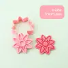 Molde de Biscoito Desenho de Flor, Corte por Prensagem Estéreo, Imitando Flores Reais da Primavera, Ferramenta de Confeitaria Fondant Feita à Mão, Ímã de Geladeira