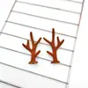 Accesorios de asta de Navidad flockados DIY Diadema de felpa para Año Nuevo Adorno de pasador de asta de Navidad Venta al por mayor de cuernos de Navidad