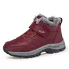 2026 Pantufas de Inverno Sapatos de Algodão Masculino para Exterior Masculino Temporada Botas de Neve de Cano Alto Sapatos para Caminhada de Idosos Feminino Mãe Veludo Plus