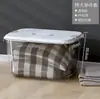 Caja de Almacenamiento de Ropa Transparente Grande Engrosada para el Hogar Transfronteriza Caja Organizadora de Bocadillos y Juguetes de Comercio Exterior Caja de Almacenamiento Sellada