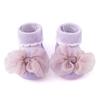 Zapatos y Calcetines para Bebé, Clase A, Calcetines de Piso para Bebé Primavera y Verano, Calcetines y Zapatos de Encaje para Niñas, 1-3 Años, Transpirables y Absorbentes del Sudor