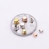 Cuentas de plata hechas a mano de Chiang Mai, cuentas espaciadoras de superficie cortada, cuentas sueltas de plata esterlina S925, cuentas DIY, material de cuerda roja, plata rota varios taeles
