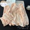 Fábrica de Origen Pijamas de Primavera con Almohadillas en el Pecho, Estilo Princesa Encaje de Color Puro, Pantalones Largos Dulces de Manga Larga, Ropa de Casa