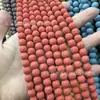 Contas Soltas de Pedra Vulcânica Aromaterápica Coloridas, Contas Redondas de Pedra Vulcânica Sete Cores, Acessórios para Joias Artesanais DIY Semi-Acabados