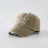 Boné de beisebol infantil estilo vintage para atacado, disponível em várias cores, chapéu de sol para atividades ao ar livre, boné de bebê personalizado com letra para outono