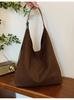 Bolso de Hombro Cruzado Retro de Lona Suave Transfronterizo para Mujer 2026 Nuevo Tendencia Otoño e Invierno Gran Capacidad