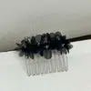 Peine de Cristal Súper Hada para el Cabello para Mujer, Nuevo Estilo Elegante Peine de Inserción para Flequillo, Herramienta para Ordenar el Cabello, Accesorio para el Cabello