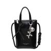 Mini Bolso Pequeño para Mujer 2025 Verano Nueva Moda Versátil Bolso para Teléfono Móvil Colgante Versátil Bandolera de Hombro