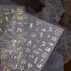 Pegatinas para Uñas en Relieve, Populares Estilo DIY Pegatinas Europeas y Americanas para Uñas, Decoraciones de Uñas de Copa del Mundo de Moda, Uñas Portátiles