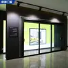 Puertas correderas anchas y estrechas con bordes estrechos para sala de estar, cocina, balcón, centro comercial, oficina, mampara de vidrio, puertas correderas extremadamente estrechas