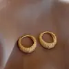 Aretes de Aro Minimalistas Metálicos Mate para Mujer, Nuevo Estilo Popular 2026, Pendientes de Alta Gama con Temperamento Único