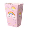 Amazon Vajilla Fiesta Arcoíris Cumpleaños Infantil Año Nuevo Temática Lugar Ambiente Decoración Vasos de Papel Desechables y Productos de Papel