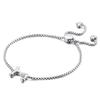 Suprimento de fábrica joias moda europeia e americana temperamento design ins pulseira de aço inoxidável 26 letras do alfabeto feminino