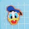 Accesorios para joyería DIY, goma suave de PVC, parche de Pato Ratón de dibujos animados, accesorios de decoración para carcasa de teléfono móvil, material de dibujos animados