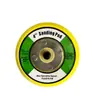 Etiqueta verde 3 pulgadas 4 pulgadas 5 pulgadas 6 pulgadas lijadora de aire disco adhesivo para lija disco de lija disco cepillado disco de pulido ventosa de chasis autoadhesiva