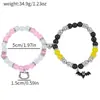 Amazon Más Vendido Transfronterizo Hello Kitty Batman Amor Pulsera de Aleación Magnética Pulsera de Pareja Joyería al por Mayor