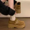 Zapatos Birkenstock Estilo Retro Nuevo 2026 sin Cordones para Primavera para Mujer, de Suela Gruesa que Aumentan la Altura, Mocasines Lindos y Originales, Fáciles de Poner para Personas Menudas