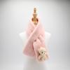 Bufanda de felpa para niños invierno imitación piel de conejo gruesa cálida linda caricatura niños y niñas fabricantes de bufandas para niños en stock