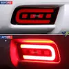 Adecuado para Prado 2010-2019 Luz de Freno Led de Parachoques Trasero Luz Trasera