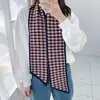 Otoño e invierno Nueva moda coreana bufanda de lana elástica tejida cálida versátil bufanda retro para estudiantes bufanda de invierno