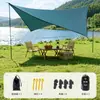 Toldo personalizável para acampamento ao ar livre, piqueniques, lona de sombreamento à prova de chuva e sol, equipamentos e suprimentos para piquenique, toldo portátil