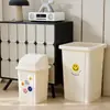 Papelera Cuadrada Comercial con Ruedas, Gran Capacidad, Sin Tapa, para Cocina del Hogar, Tamaño Grande con Tapa, para Uso en Exteriores en el Patio, Color Gris, para Uso Doméstico