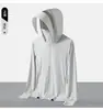 Roupas de proteção solar para homens e mulheres, 26 novos modelos de verão para atividades ao ar livre em seda gelada original, jaqueta leve, respirável, bloqueadora de UV, corta-vento para a pele
