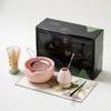 Tigela de cerâmica matcha estilo japonês, conjunto de chá matcha, bambu, escova de chá matcha, acessórios para cerimônia do chá Baiben Li Song Dynasty