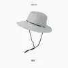 Nuevo sombrero de pescador para hombre, sombrero para el sol de verano para exteriores, de secado rápido, para pesca, transpirable, combinable con todo, para escalada
