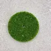 Césped flocado simulado de alta densidad para macetas de flores mini hechas a mano, césped artificial decorativo, bonsái de musgo redondo, plantas verdes