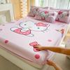 Sábana de Cama de Dibujos Animados, Sábana Ajustable, Cubre Colchón Marrón, Cubierta Antipolvo, Protector de Colchón, Litera Infantil de Dibujos Animados, Juego de Cama de Taiwán