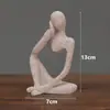 Figura de Pensador Calada Cuidadosamente Figura de Dropshipping Transfronterizo Resina Ecológica Escultura Calada