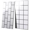 Estilo nórdico Azulejo Plaid 300x600 porcelánico cocina baño azulejo de pared Celebridad de Internet ladrillo pequeño blanco tienda de té con leche Azulejo