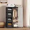 Armario para uso doméstico en el dormitorio, montaje sencillo, económico, robusto y duradero, adecuado para apartamentos pequeños y viviendas de alquiler