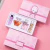 Set de tres piezas de Perfume Femenino de Marca Transfronteriza, Fragancia Fresca Amaderada Floral, Caja de Regalo de Cuatro Piezas para Hombre, Fragancia Ligera de Larga Duración