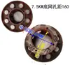 Acessórios para Bomba de Água Base para Bomba de Esgoto Filtro Rede Inferior 1.1-7.5Kw Bomba de Esgoto Base de Ferro com Três Furos Quatro Furos Base de Bomba