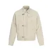 Magic Bear Moda Retrô Americana Masculina Marca Estilo Old Money Jaqueta de Camurça com Lapela Bordada e Fivela de Avião Jaqueta Detroit