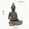 Sudeste Asiático Estátua de Buda Decoração Tailândia Buda Resina Artesanato Zen Sala de Jantar Sala de Estar Entrada Decoração de Casa Criativa