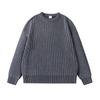 Ropa para Hombre North Boundary Marca de Moda Americana Otoño 2025 Nuevo Suéter Retro de Cuello Redondo Suéter de Punto para Hombre y Mujer Chaqueta