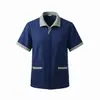 Uniforme de trabajo para limpieza de habitaciones de hotel Zheyiyi, de manga corta, estilo verano fino, adecuado para personal de limpieza de administración de propiedades, centros comerciales y hospitales