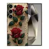 Funda para Teléfono Móvil Samsung S26Ultra A17 Adecuada para A07 Flor Rosa S25 Funda Protectora S24 Carcasa Blanda TPU Mate A06