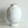 Vaso de Flores de Cerâmica Grossa Estilo Silencioso com Flores Secas Estilo Zen Vaso Medieval Pote de Cerâmica Artesanal Ornamentos Decorativos Japoneses de Cerâmica