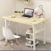 No requiere instalación; mesa plegable para propiedades de alquiler, escritorio de computadora, escritorio de dormitorio, escritorio de escritura, mesa de comedor para uso doméstico, mesa de comedor rectangular