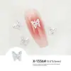 Acessórios de Nail Art Borboleta Mistos Estilo Novo Celebridade da Internet Inspirado no Ins, Formas Tridimensionais Grandes e Pequenas, Acessórios de Decoração de Unhas DIY