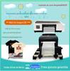 Máquina universal de impressão de roupas coloridas pequenas, camisetas, suéteres de manga curta, padrões de impressão de roupas, máquina de impressão digital
