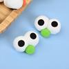 Punto ojos grandes pato amarillo pequeño bola de pelo de alta elasticidad dibujos animados DIY cuerda para el pelo joyería calcetines accesorios de ropa bola esponjosa