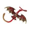Broche vintage de estilo dragón con dibujos animados de gotas de aceite para hombre y mujer, ideal para combinar con todo, para traje, abrigo, accesorios, joyería.