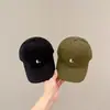 Boné de Baseball Bordado Estilo Coreano Ins para Crianças Meninos e Meninas, Chapéu Casual Versátil para Bebês, Chapéu de Primavera e Outono para Meninos