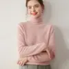 Suéter de Cachemir con Cuello de Pico Estilo Elegante para Mujer, Jersey de Manga Larga Adelgazante, Suéter de Cachemir Tejido Base para Venta al por Mayor